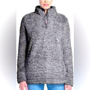 Weatherproof Vintage cozy furry pullover fleece size large like new!